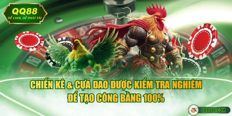 Luật Đá Gà Cựa Dao Chuẩn Quốc Tế Áp Dụng Cho Mọi Sới 3 Chiến kê & cựa dao được kiểm tra nghiêm để tạo công bằng 100%